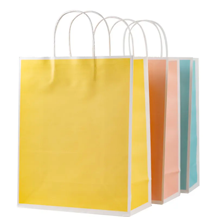 Кольорові паперові пакети