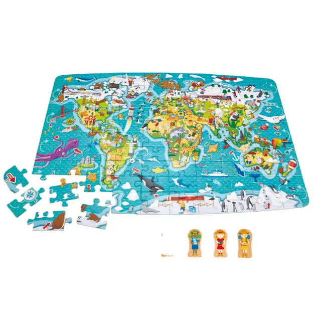 Puzzle della mappa del mondo