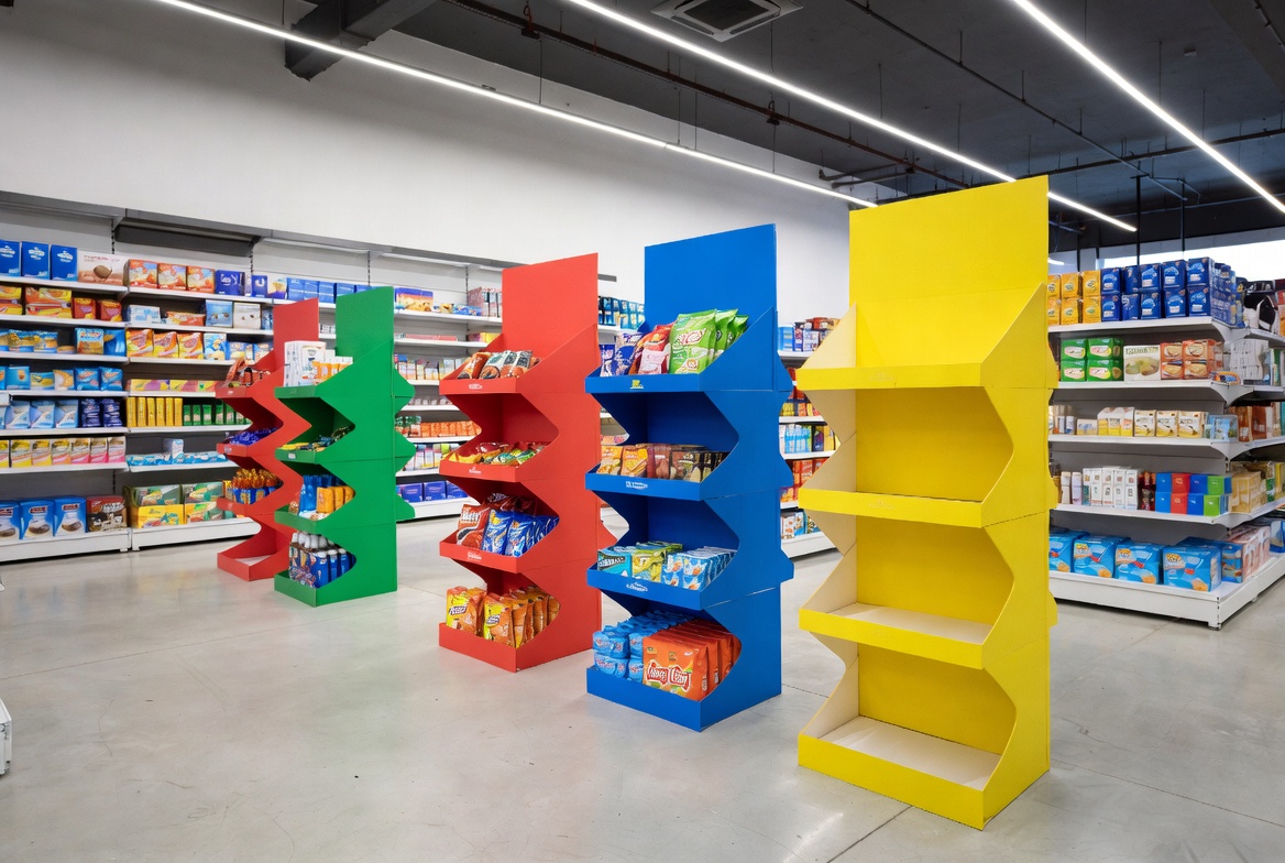Arddangos Effaith Uchel yn sefyll yn Store.jpg