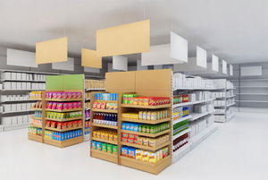 Hull&aacute;mkarton &eacute;s Hab Kijelzők a Supermarket.jpg-ben
